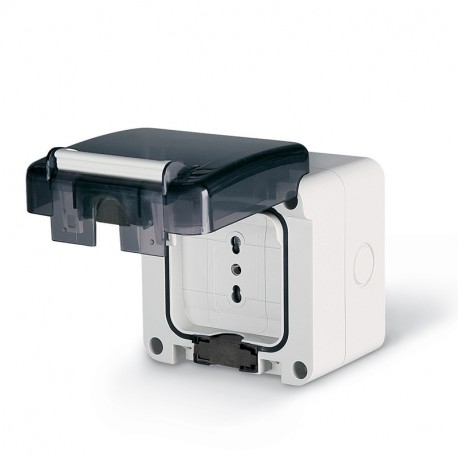 137.6403 - 137.6403 SCAME SOCKET 2P+T 16A(P11/P17) 95X95