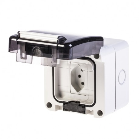 137.6417 - 137.6417 SCAME SOCKET 2P+E 10A SWISS STANDARD