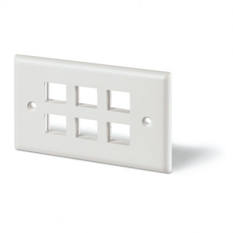 180.846 - 180.846 SCAME PLATE FOR TELEPHONE OUTLET 6 OUTLETS