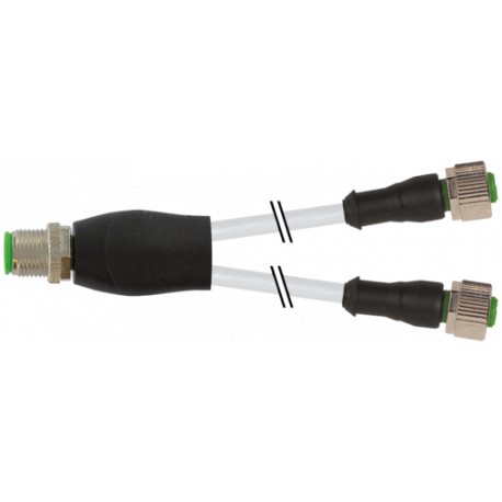 7000-40725-2350100 - 7000-40725-2350100 MURRELEKTRONIK M12 Y-distributor / M12 female 0°PUR 5x0.34 gy UL/CSA+drag chain 1m