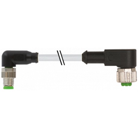 7000-88321-2100150 - 7000-88321-2100150 MURRELEKTRONIK M8 male 90° / M12 female 90° PVC 3x0.25 gy UL/CSA 1,5m
