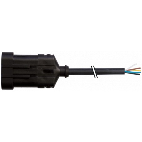 7072-73461-5140030 - 7072-73461-5140030 MURRELEKTRONIK Valve plug SuperSeal male 4-pol. with cable PUR 4x0.75 bk 0.3m
