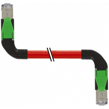 7000-74589-7920030 - 7000-74589-7920030 MURRELEKTRONIK RJ45male 90°right /RJ45 male 90°right shielded ENPUR 2x2xAWG22 shielded rd..