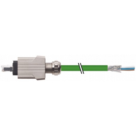 7000-74601-7940200 - 7000-74601-7940200 MURRELEKTRONIK RJ45 PUSH PULL 0° PROFINETPUR 2x2xAWG22 shielded gn 2.0 m
