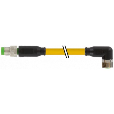 7000-88021-0300015 - 7000-88021-0300015 MURRELEKTRONIK M8 male 0° / M8 female 90° A-cod.PUR 3x0.25 ye UL/CSA+drag ch. 0.15m