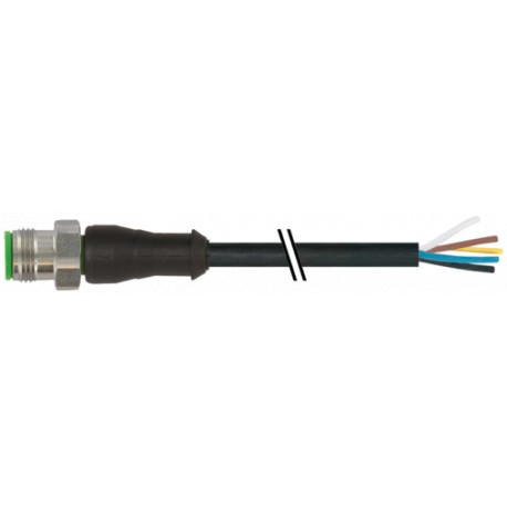 7002-12041-6190150 - 7002-12041-6190150 MURRELEKTRONIK M12 male 0° with cable V2APVC 5x0.34 gy UL/CSA 1,5m