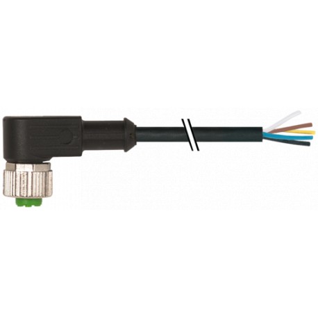 7000-12361-6154000 - 7000-12361-6154000 MURRELEKTRONIK M12 female 90° A-cod. with cablePVC 5x0.34 bk UL/CSA 40m