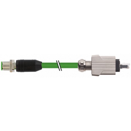 7000-44715-7930060 - 7000-44715-7930060 MURRELEKTRONIK M12 MALE 0° /PUSH PULL RJ45, 0° SHIELDED PUR 1x4xAWG22 shielded gn 0.6