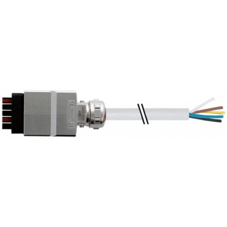 7000-99621-9620100 - 7000-99621-9620100 MURRELEKTRONIK Push Pull Power with cable PUR 5x2.5 gy UL/CSA+drag chain 1m