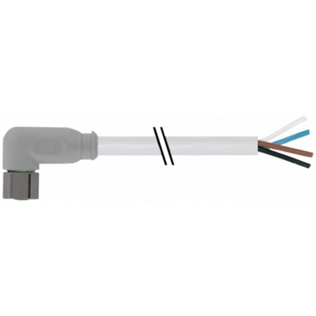7014-08101-2112500 - 7014-08101-2112500 MURRELEKTRONIK M8 female 90° with cable F&B PVC 4x0.25 gy UL/CSA 25m