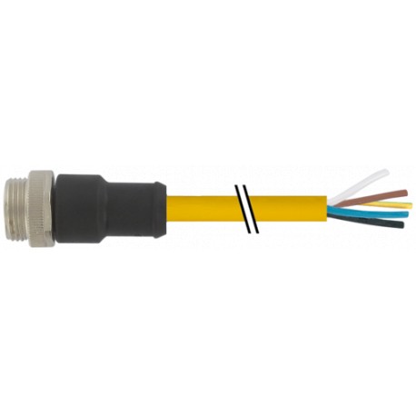7700-A3001-UBB0500 - 7700-A3001-UBB0500 MURRELEKTRONIK Mini (7/8) 3 pole, Male (Ext.) Straight w/ Cable,PVC, STOOW, 3x16AWG, yell..