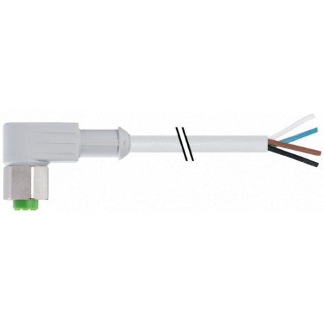 7014-12341-2147000 - 7014-12341-2147000 MURRELEKTRONIK M12 female 90° with cable F&B PVC 4x0.34 gy UL/CSA 70m