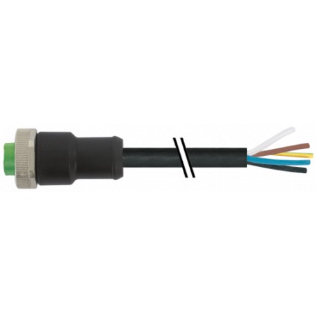 7700-A4021-UMC2500 - 7700-A4021-UMC2500 MURRELEKTRONIK Mini (7/8) 4 pole, Female Straight w/ Cable, PUR, UL/CSA, 4x16AWG, black, ..