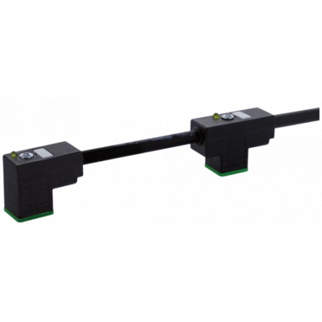 7000-58411-6270500 - 7000-58411-6270500 MURRELEKTRONIK MSUD DOUBLE VALVE PLUG FORM C 8MMPUR 4X0.75 black 5m