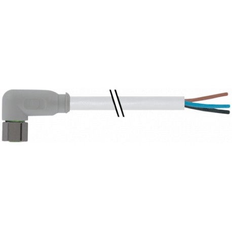 7014-08081-2100030 - 7014-08081-2100030 MURRELEKTRONIK M8 female 90° with cableF&B PVC 3x0.25 gy UL/CSA 0,3m