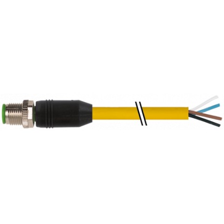 7700-12021-1500150 - 7700-12021-1500150 MURRELEKTRONIK M12 male 0° with cable TPE 4x18AWG ye UL/CSA, ITC/PLTC 1,5m