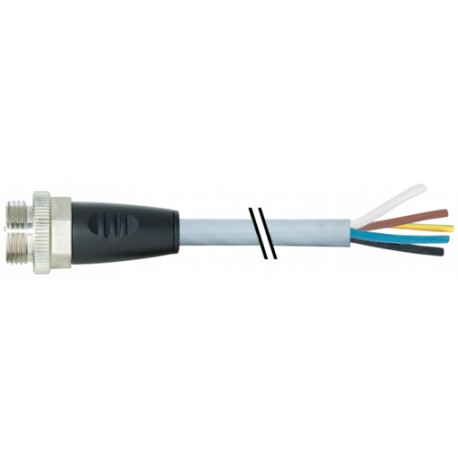 7000-78421-9610220 - 7000-78421-9610220 MURRELEKTRONIK 7/8'' male 0° with cablePUR 5x1.5 gy UL/CSA+drag ch. 2.2m