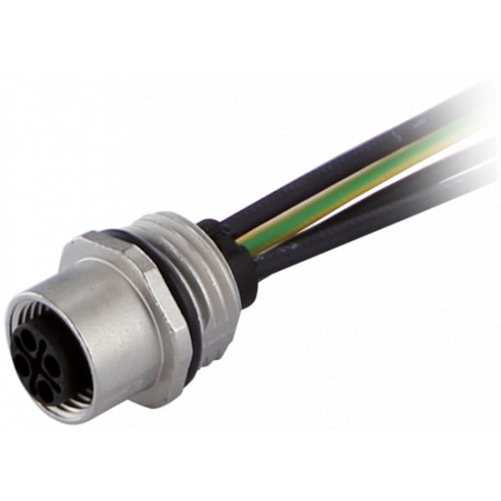 7000-P6291-9450150 - 7000-P6291-9450150 MURRELEKTRONIK M12 Power female recept. S-cod. frontPUR-wires 4x1.5 1.5m