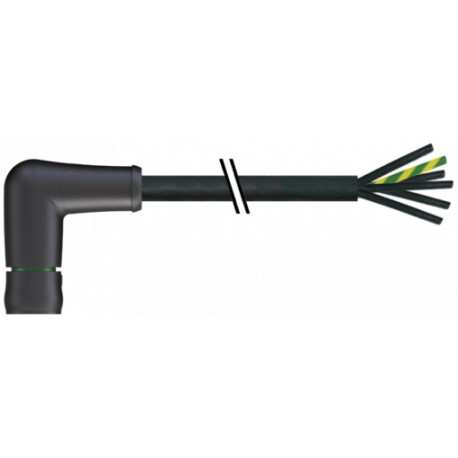 7000-P8132-P731000 - 7000-P8132-P731000 MURRELEKTRONIK MQ15 female 270° with cable 600V AC type 3PVC 6x1.5 bk UL/CSA 10m