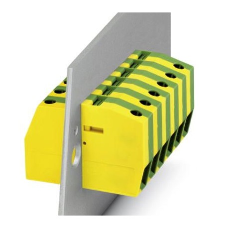 HDFK 25-PE - HDFK 25-PE 0707785 PHOENIX CONTACT PE panel panel feed-through terminal block, Connection method: Screw conn..