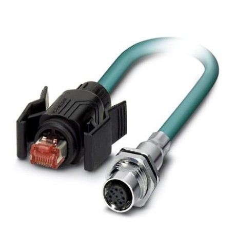 VS-M12FSBP-IP67/B-94B-LI/5,0 - VS-M12FSBP-IP67/B-94B-LI/5,0 1412383 PHOENIX CONTACT Network cable