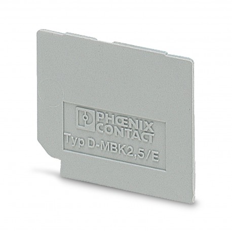 D-MBK 2,5/E - D-MBK 2,5/E 1414035 PHOENIX CONTACT End cover