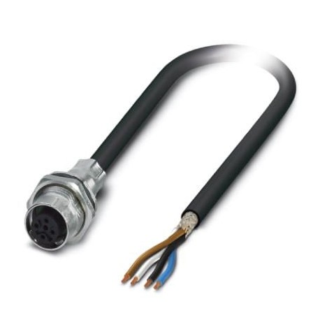 SACCBP-FS-4CON-M16/1,0-PUR SCO - SACCBP-FS-4CON-M16/1,0-PUR SCO 1419302 PHOENIX CONTACT Flush-type connector