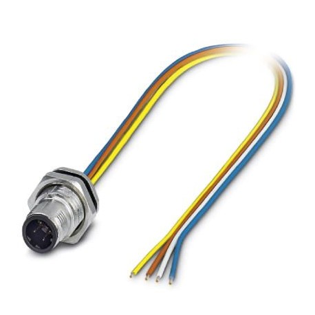 SACC-DSI-M12MSD-4CON-M16/0,5 - SACC-DSI-M12MSD-4CON-M16/0,5 1419603 PHOENIX CONTACT Bus system flat-type plug