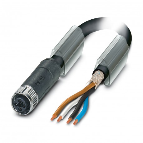 SAC-4P-5,0-PUR/M12FST SH - SAC-4P-5,0-PUR/M12FST SH 1424114 PHOENIX CONTACT Power cable