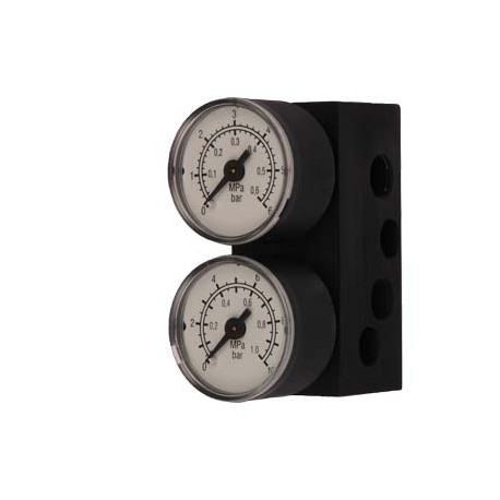 6DR4004-1M - 6DR4004-1M SIEMENS MANOMETER MANIFOLD FOR SIPART PS2 ELECTROPNEUMATIC POSITIONER 6DR40**-1*, SINGLE ACTION, ..