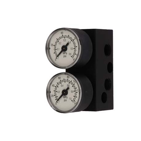 6DR4004-1MN - 6DR4004-1MN SIEMENS MANOMETER MANIFOLD FOR SIPART PS2 ELECTROPNEUMATIC POSITIONER 6DR40**-1*, SINGLE ACTION,..