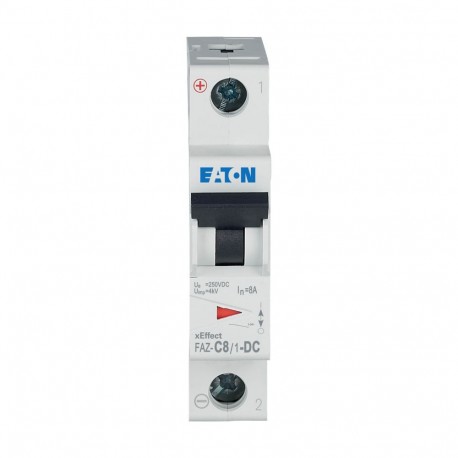 FAZ-C8/1-DC - FAZ-C8/1-DC 305865 Y7-305865 EATON ELECTRIC Circuit breaker FAZ, 8A, 1P, C-curve, for DC