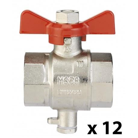 087H0120 - 087H0120 DANFOSS HEATING ball valve DN25 for direct sensor,12pc