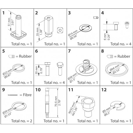 032F2323 - 032F2323 DANFOSS REFRIGERATION Overhaul kit EVRAT 20
