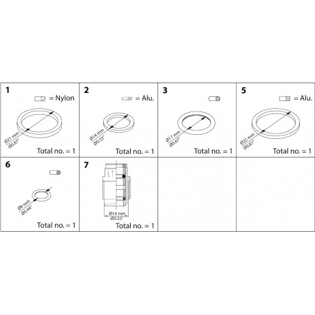 148B6060 - 148B6060 DANFOSS REFRIGERATION Repair kit for SVL DN 6-10