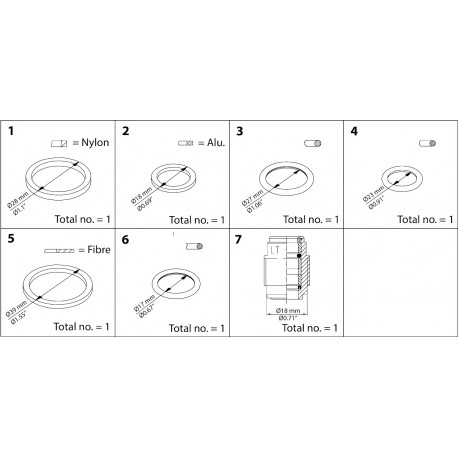 148B6061 - 148B6061 DANFOSS REFRIGERATION Repair kit for SVL DN 15-20