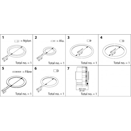 148B6063 - 148B6063 DANFOSS REFRIGERATION Repair kit for SVL DN 50