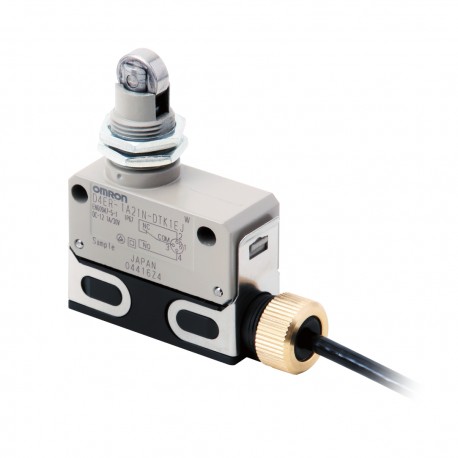 D4ER-1C21N - D4ER-1C21N D4ER0009E 674862 OMRON General Purpose Sealed Limit Switch, Narrow Body, Screw Terminals, Plunger..