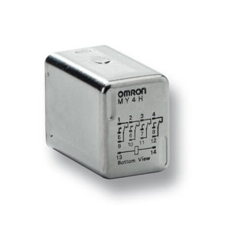 MY4H 24VDC - MY4H 24VDC MYH 1014M MY4H24DC OMRON 4DPDT 3A