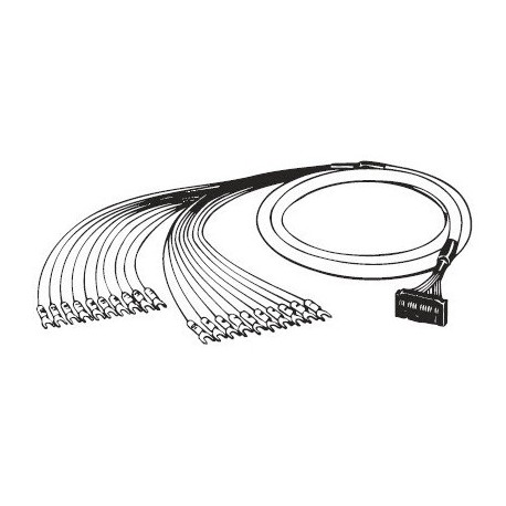 XW2Z-0150DL-L - XW2Z-0150DL-L XW2Z0494B 377643 OMRON I/O connection cable, MIL20 to ferrules, L 150 cm