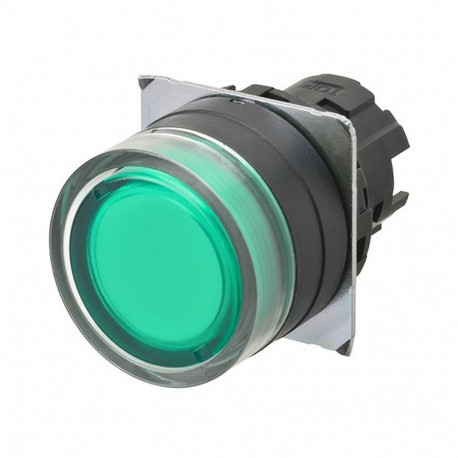 A22NZ-BGM-TGA - A22NZ-BGM-TGA A2270044E 662398 OMRON Pulsa.22mm, Plastic, PROTECTED, MOMENTARY, Transp.GREEN, LIGHTING