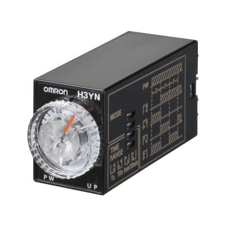 H3YN-2-B DC24 - H3YN-2-B DC24 H3YN1104M H3YN2BDC24 OMRON DPDT 0.1 s-10m 5A 24 Vdc Coil up