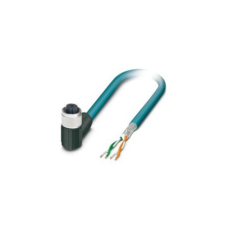 NBC- 5,0-93F/M12FRD - NBC- 5,0-93F/M12FRD 1192157 PHOENIX CONTACT Network cable, CAT5e Ethernet (100 MBit/s), 4-pole, shielded, fr..