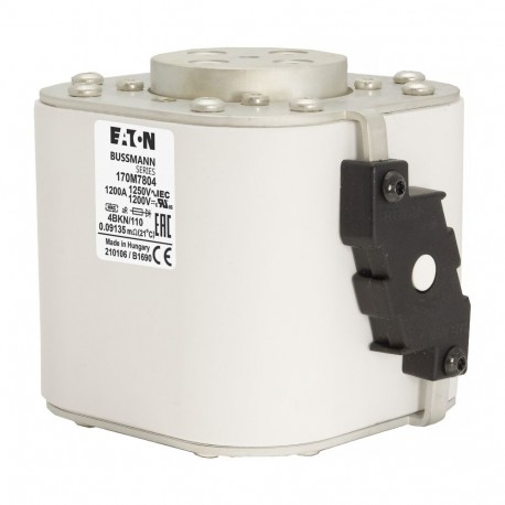 FUSE 1200A 1250V 4BKN/110 AR - FUSE 1200A 1250V 4BKN/110 AR 170M7804 EATON ELECTRIC FUSE 1200A 1250V 4BKN/110 AR