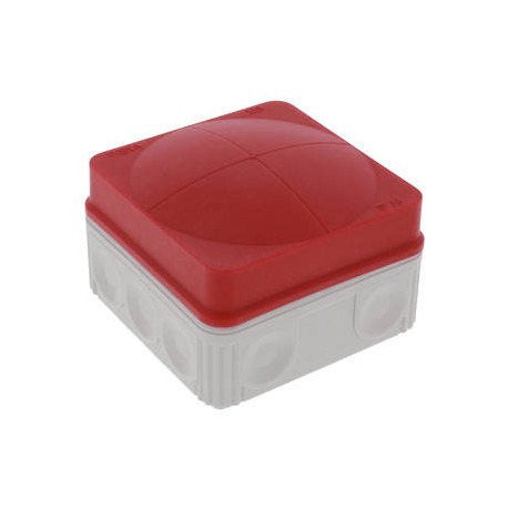 COMBI 108/empty/DR - COMBI 108/empty/DR 10060632 WISKA Conex box. With membrane, light grey RAL 7035, IP66 pressure cap RAL 3000 ..