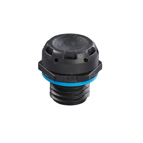 EVPS 12/B HF - EVPS 12/B HF 10103264 WISKA VentPLUG High Flow RAL 9005 compensating stopper, IP69K, M12 thread