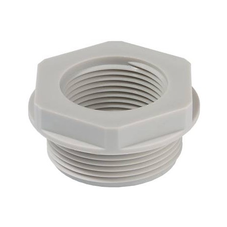 KRM 32/25 - KRM 32/25 10063585 WISKA Light grey thread reducer RAL 7035, PA outer thread M32, interior M25