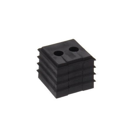 CDKG 2x5-6 HB BK - CDKG 2x5-6 HB BK 10108229 WISKA Open gasket for 2 5-6mm cables, 20.7x20.7mm TPE, UL94-HB, -40oC 120oC, RAL 9..