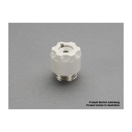 01100 - 01100 WÖHNER Screw cap D, 500 V E 33 Porcelain