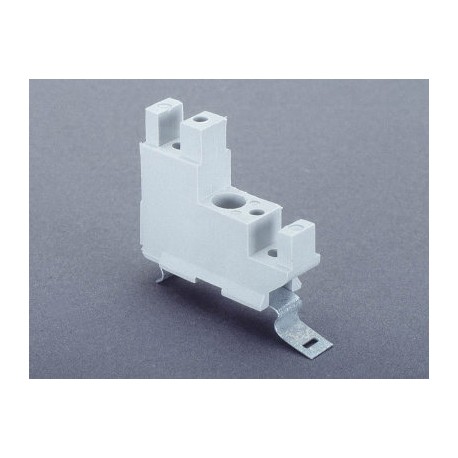 01121 - 01121 WÖHNER T/N bar terminal holder for DIN rail attachment, 2 bars